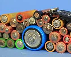 Coleta pilhas e baterias